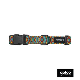 Gotoo Coleira estampada colorida para cães
