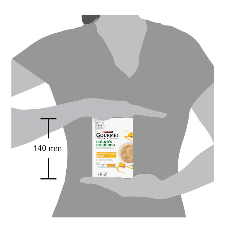 5 saquetas x 10 g Gourmet Nature's Creations Snack Húmido de Frango para gatos,  Imagem número 8 5 saquetas x 10 g Gourmet Nature's Creations Snack Húmido de Frango para gatos, , large Imagem número 8