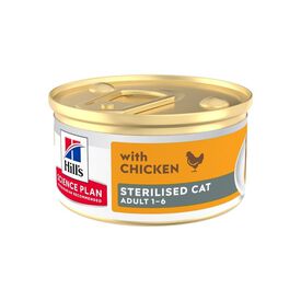 Hill's Science Plan Adult Sterilised Mousse de Frango para gatos