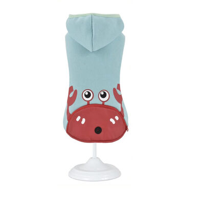 Nayeco Caranguejo Sweatshirt com capuz e porta-snacks para cães