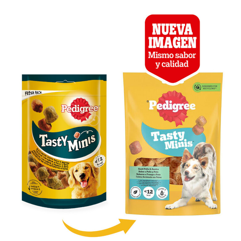 130 g Pedigree Tasty Mini Snacks Sabor Frango e Pato para Cães,  Imagem número 2 130 g Pedigree Tasty Mini Snacks Sabor Frango e Pato para Cães, , large Imagem número 2