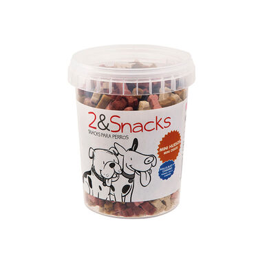 2&Snacks Biscoitos Mini Ossos Mix para cães 