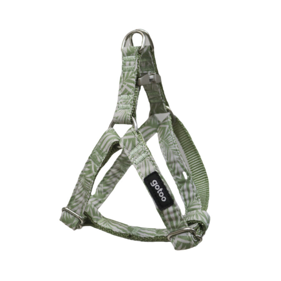 Gotoo Peitoral estampado folhas para c&atilde;es, , large Imagem n&uacute;mero 1