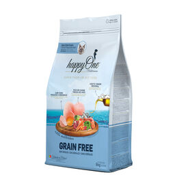 happyOne Mediterraneum ração de carne fresca de aves para gatos esterilizados