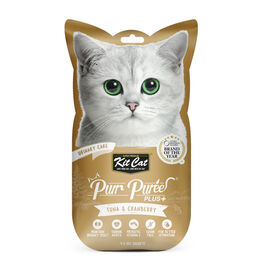 Kit Cat PurPuree Plus Urinary Snack de atum para gatos
