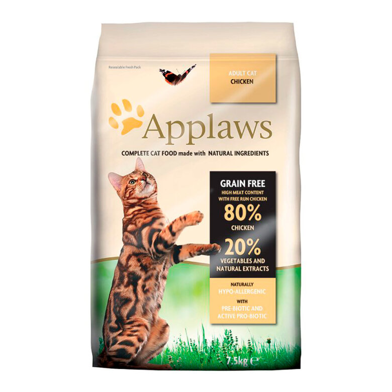 Applaws Adult Grain Free Frango ração para gatos, , large image number null