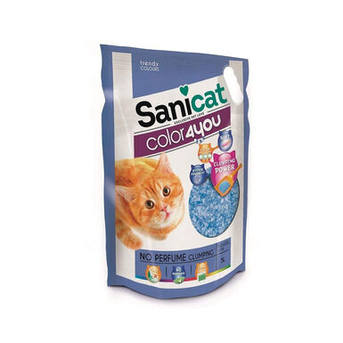 Gel de s&iacute;lice aglomerante Sanicat Color4you Azul 5 l