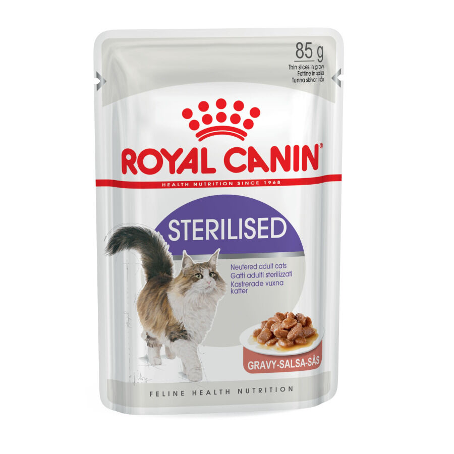 85 g Royal Canin Feline Sterilised Saquetas com molho para gatos, , large Imagem n&uacute;mero 1