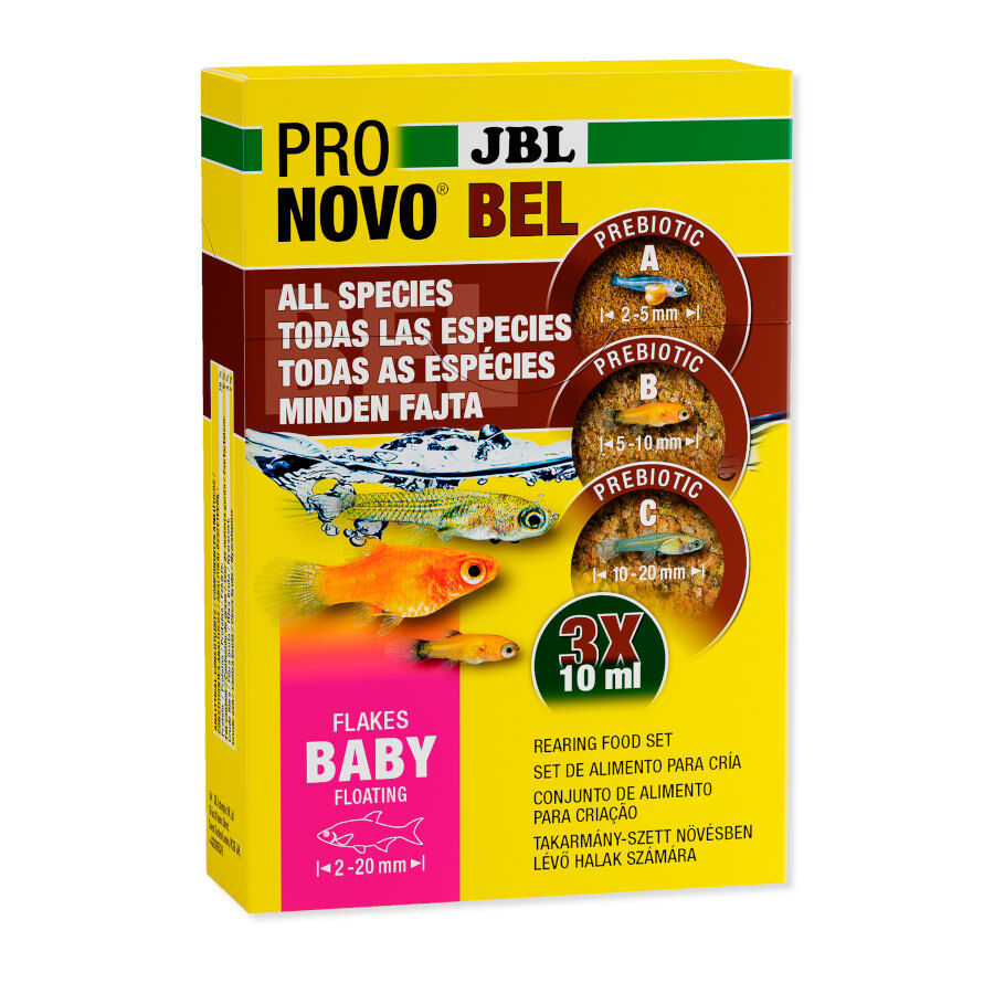 JBL Pronovo Bel Flakes Conjunto de alimentos para reprodu&ccedil;&atilde;o de beb&ecirc;s para frituras de peixes de aqu&aacute;rio viv&iacute;paros, , large Imagem n&uacute;mero 1