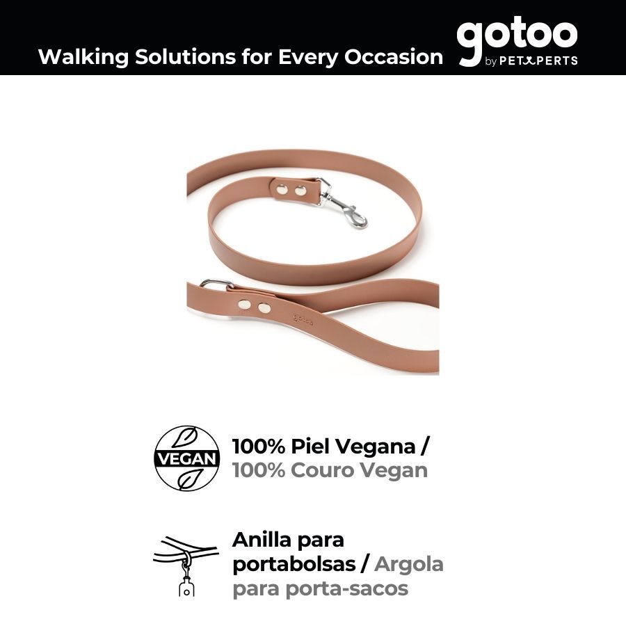 Gotoo Trela Biothane castanha para c&atilde;es, , large Imagem n&uacute;mero 4
