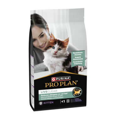 Purina Pro Plan Live Clear Kitten menos 1 ano Peru Ração para gatinhos