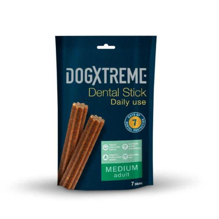 7 sticks Dogxtreme Dental Stick Ra&ccedil;as M&eacute;dias Snack para c&atilde;es, , large Imagem n&uacute;mero 1