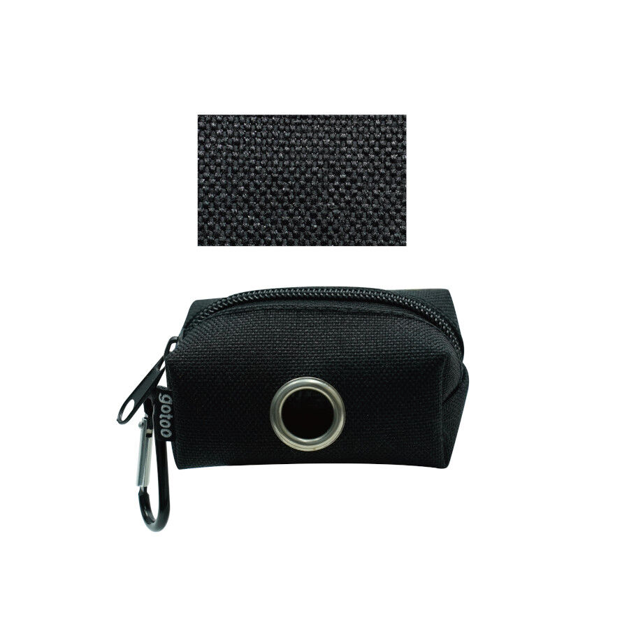 Gotoo porta-sacos preto para c&atilde;es, , large Imagem n&uacute;mero 3