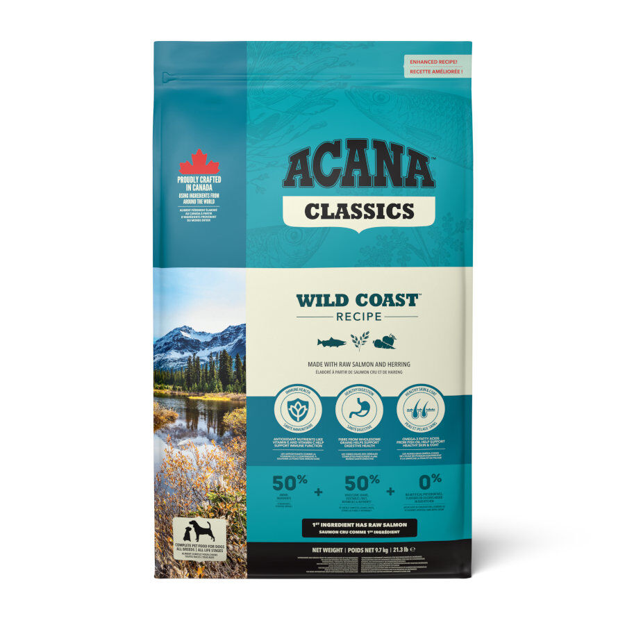 9.7 kg Acana Classics Wild Coast Peixe Ra&ccedil;&atilde;o para c&atilde;es, , large Imagem n&uacute;mero 1