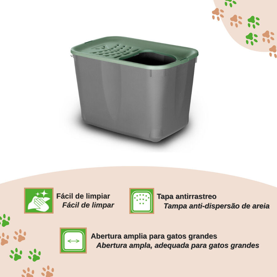 Nice Care Eco Caixa de areia Micia verde para gatos, , large Imagem n&uacute;mero 3