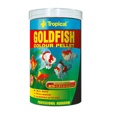 Tropical Goldfish Colour Pellets para peixes dourados e carpa koi