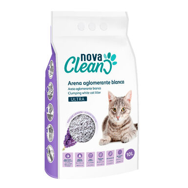 Nova Clean Ultra Leito Aglomerante Alfazema para gatos 