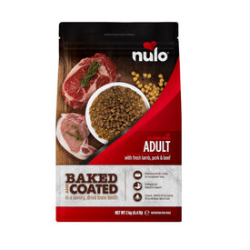 Nulo Baked & Coated Ra&ccedil;&atilde;o de Cordeiro com Porco e Vaca para C&atilde;es