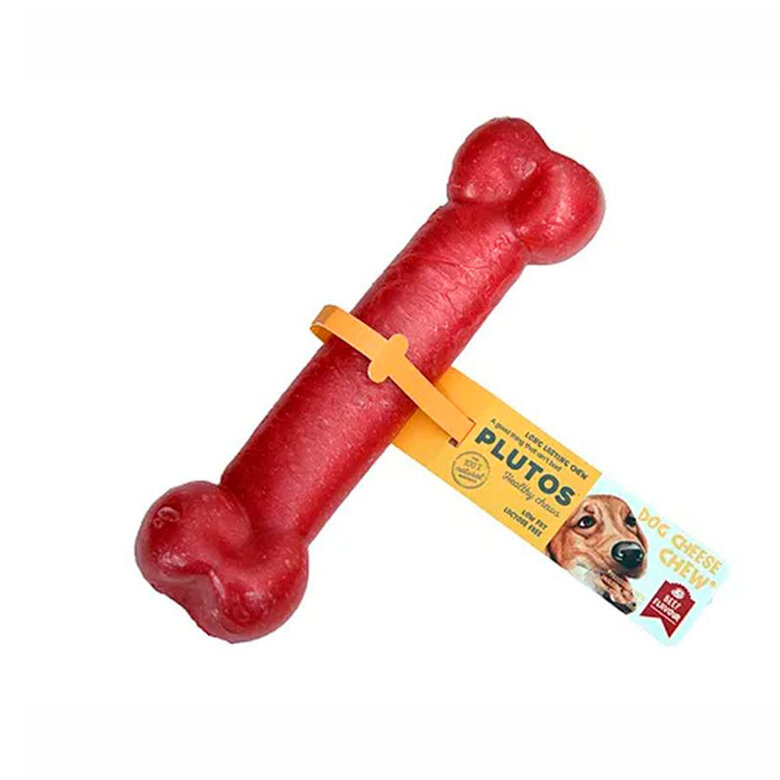 1 osso x 13.5 cm Plutos Osso de Queijo e Vitela para cães,  Imagem número 1 1 osso x 13.5 cm Plutos Osso de Queijo e Vitela para cães, , large Imagem número 1