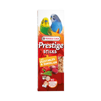 Versele-Laga Prestige Sticks Legumes e Dandelion Sticks para periquitos
