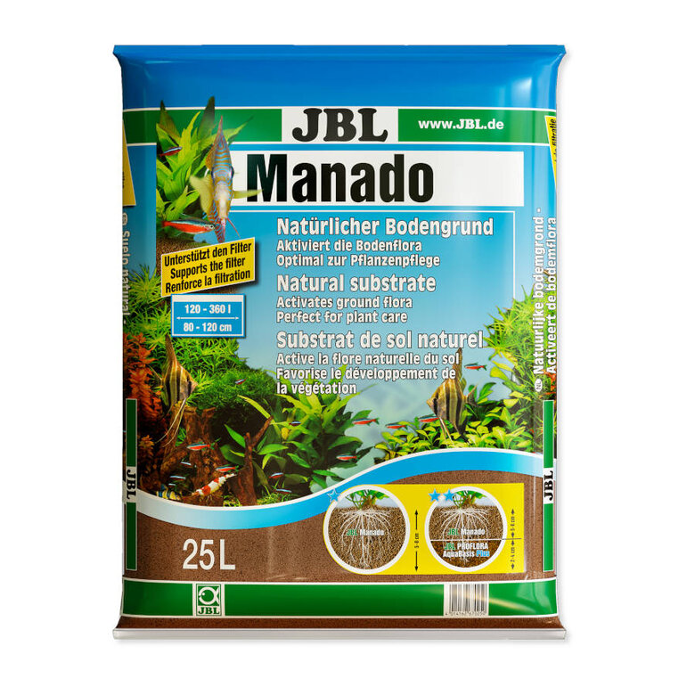 JBL Manado Substrato natural para aquários de água doce,  Imagem número 1 JBL Manado Substrato natural para aquários de água doce, , large Imagem número 1