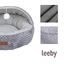 Leeby Alcofa Cinzenta e Branca com Brinquedo para gatos, , large Indicador imagem número 3