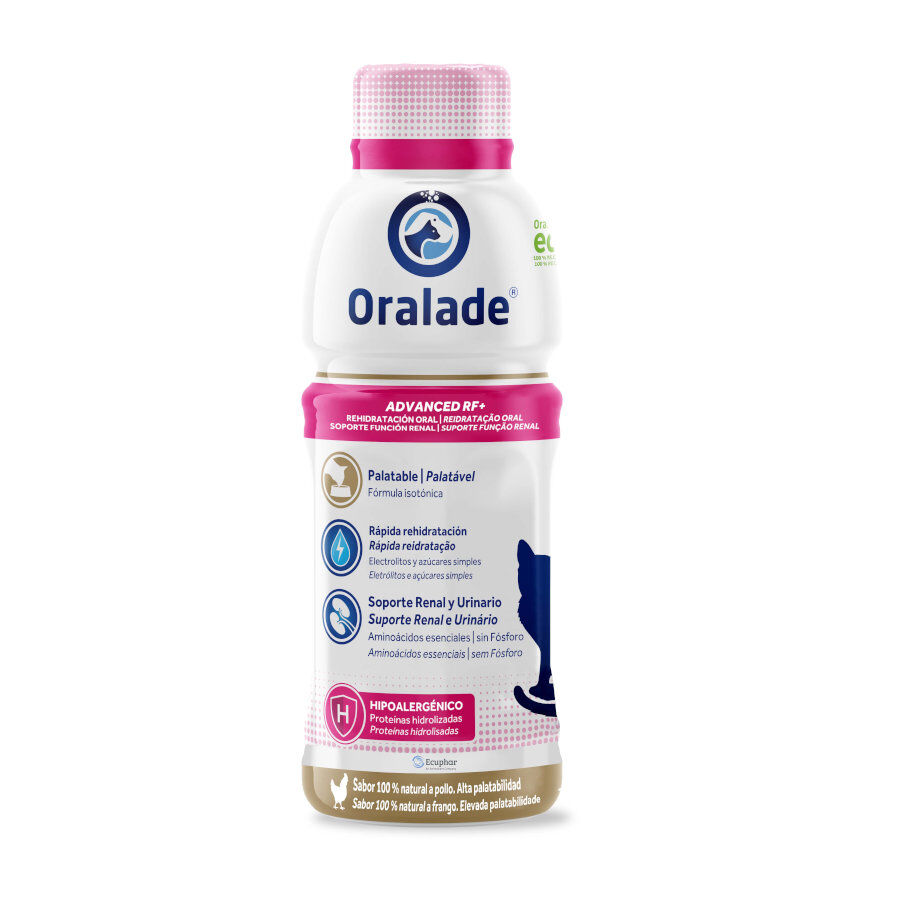 Ecuphar Oralade Advanced RF+ Solu&ccedil;&atilde;o de Reidrata&ccedil;&atilde;o Oral para gatos, , large Imagem n&uacute;mero 1