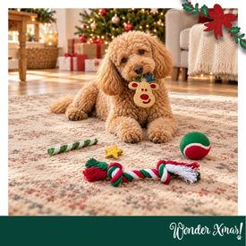 Wonder Christmas Caixa de Snacks e Brinquedos para C&atilde;es