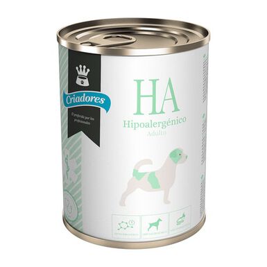Criadores Dietetic Hipoalergénico comida húmida cães