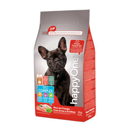 happyOne Raças Pequenas ração de carne fresca de aves para cães 