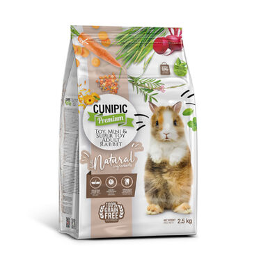 Cunipic Super Toy, Mini & Toy Adult Ração Premium para coelhos