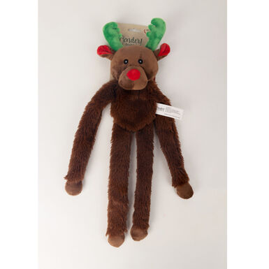 Wonder Christmas Long Leg Veado de peluche para cães