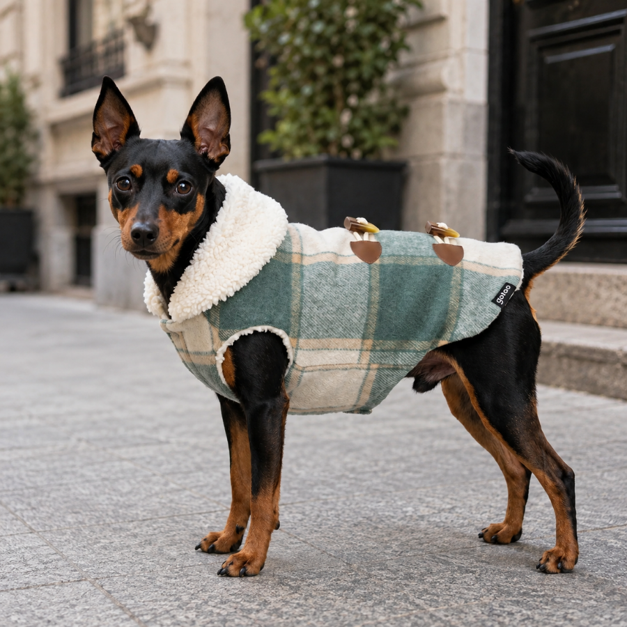 Gotoo Casaco Tartan com Capuz para c&atilde;es, , large Imagem n&uacute;mero 1