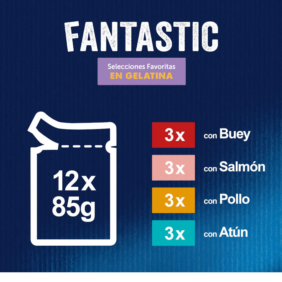 12 saquetas x 85 g Felix Fantastic Sele&ccedil;&otilde;es Favoritas saquetas em geleia, , large Imagem n&uacute;mero 4