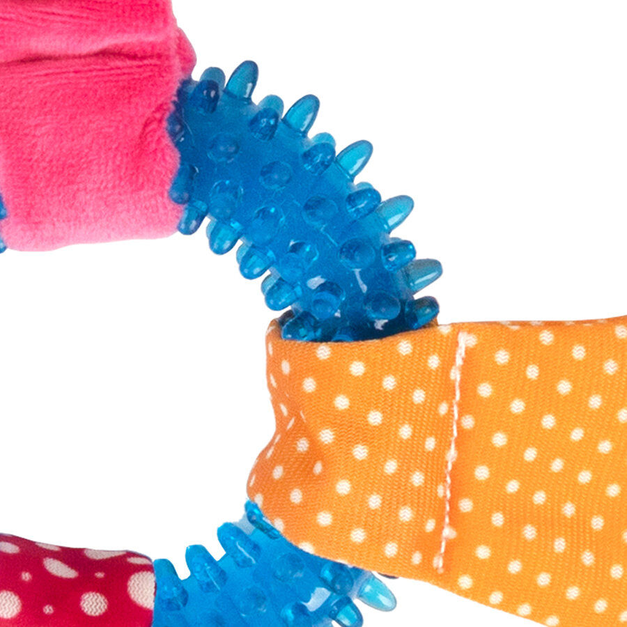 Tootoy! Chew Ring Hippo Multicolor Mordedor para cachorros, , large Imagem n&uacute;mero 3