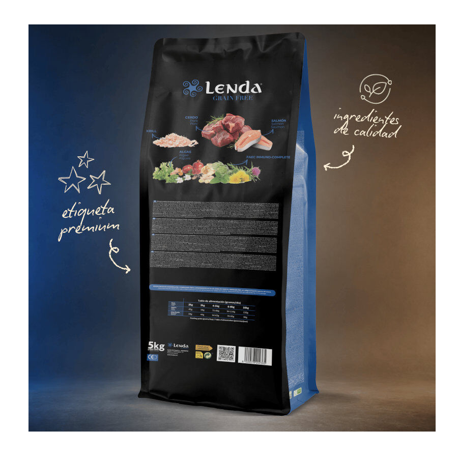 2 Kg Lenda Grain Free Ra&ccedil;&atilde;o de Porco, Salm&atilde;o e Krill para gatos, , large Imagem n&uacute;mero 3