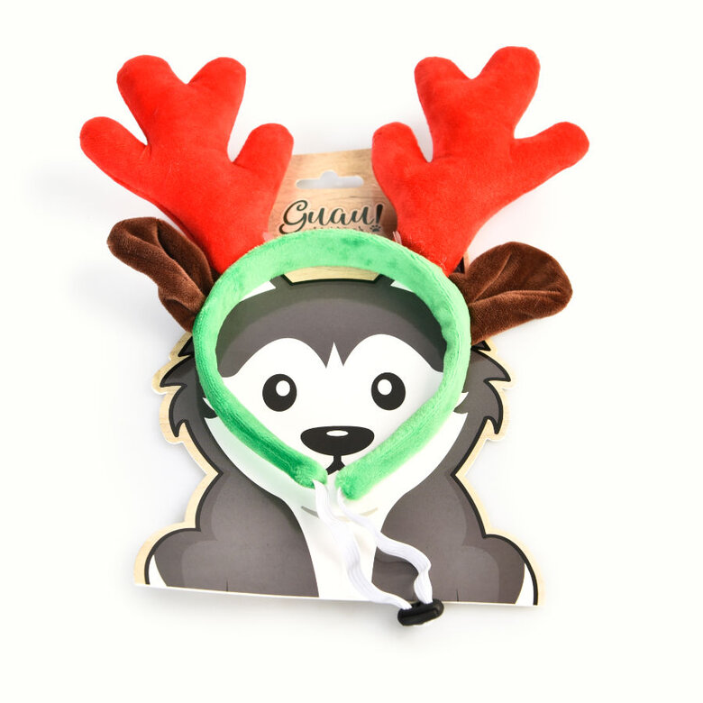 Guau Christmas Bandolete de rena de Natal para cães,  Imagem número 1 Guau Christmas Bandolete de rena de Natal para cães, , large Imagem número 1