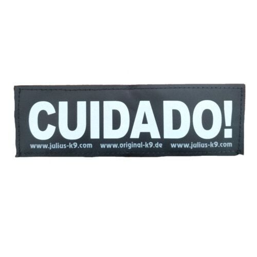 Julius K9 etiqueta Cuidado! de arn&eacute;s para perros Imagem n&uacute;mero 1