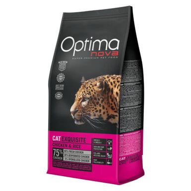 Optima Nova Exquisite Frango e Arroz ração para gatos