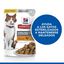 85 g Hill's Young Adult Science Plan Sterilized Frango saqueta para gatos, , large Indicador imagem número 4