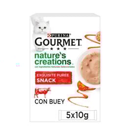Gourmet Nature's Creations Snack Húmido de Boi para gatos