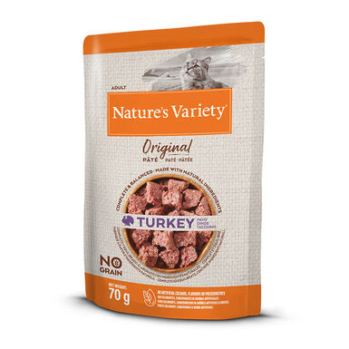 Nature's Variety Adult Original peru saqueta para gatos 
