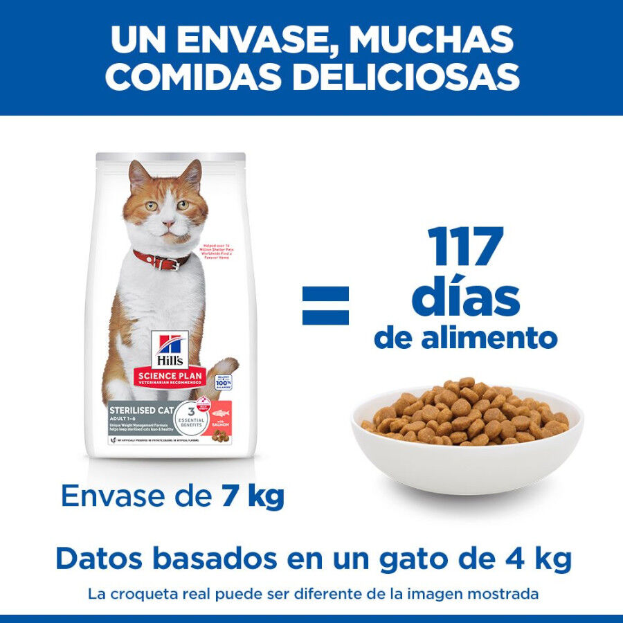 1.5 kg Hill's Science Plan Young Adult Sterilised Atum ra&ccedil;&atilde;o para gatos, , large Imagem n&uacute;mero 6