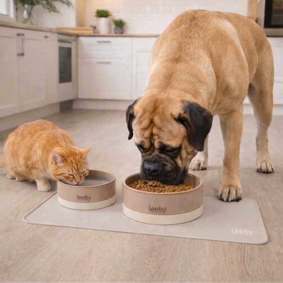 Leeby Tapete Antiderrapante para Comedouros de c&atilde;es e gatos, , large Imagem n&uacute;mero 1