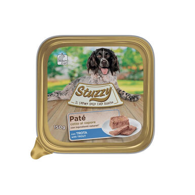 Stuzzy truta terrina para cães