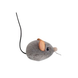 Outward Hound Catstages Squeaky Squeaky Gris Rato com Catnip para gatos