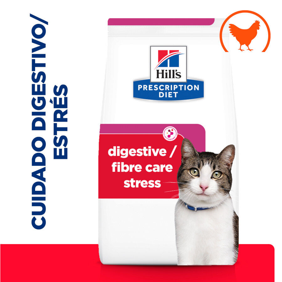 3 kg Hill's Prescription Diet Gastrointestinal Biome Stress para gatos, , large Imagem n&uacute;mero 2