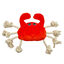 Tootoy! Comfort Fresh Crab peluche com corda para cães, , large Indicador imagem número 1