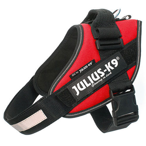 Julius K9 arn&eacute;s ergon&oacute;mico rojo para perros Imagem n&uacute;mero 1