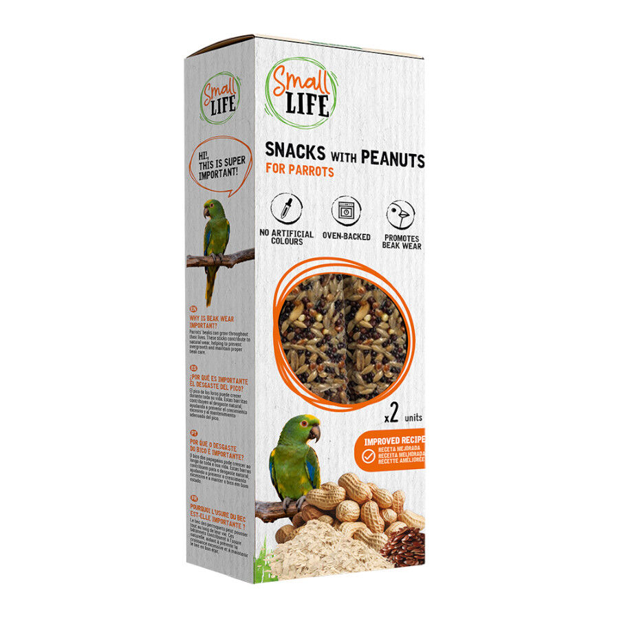 2 barritas Small Life Barritas Snack com Amendoins para papagaios, , large Imagem n&uacute;mero 1